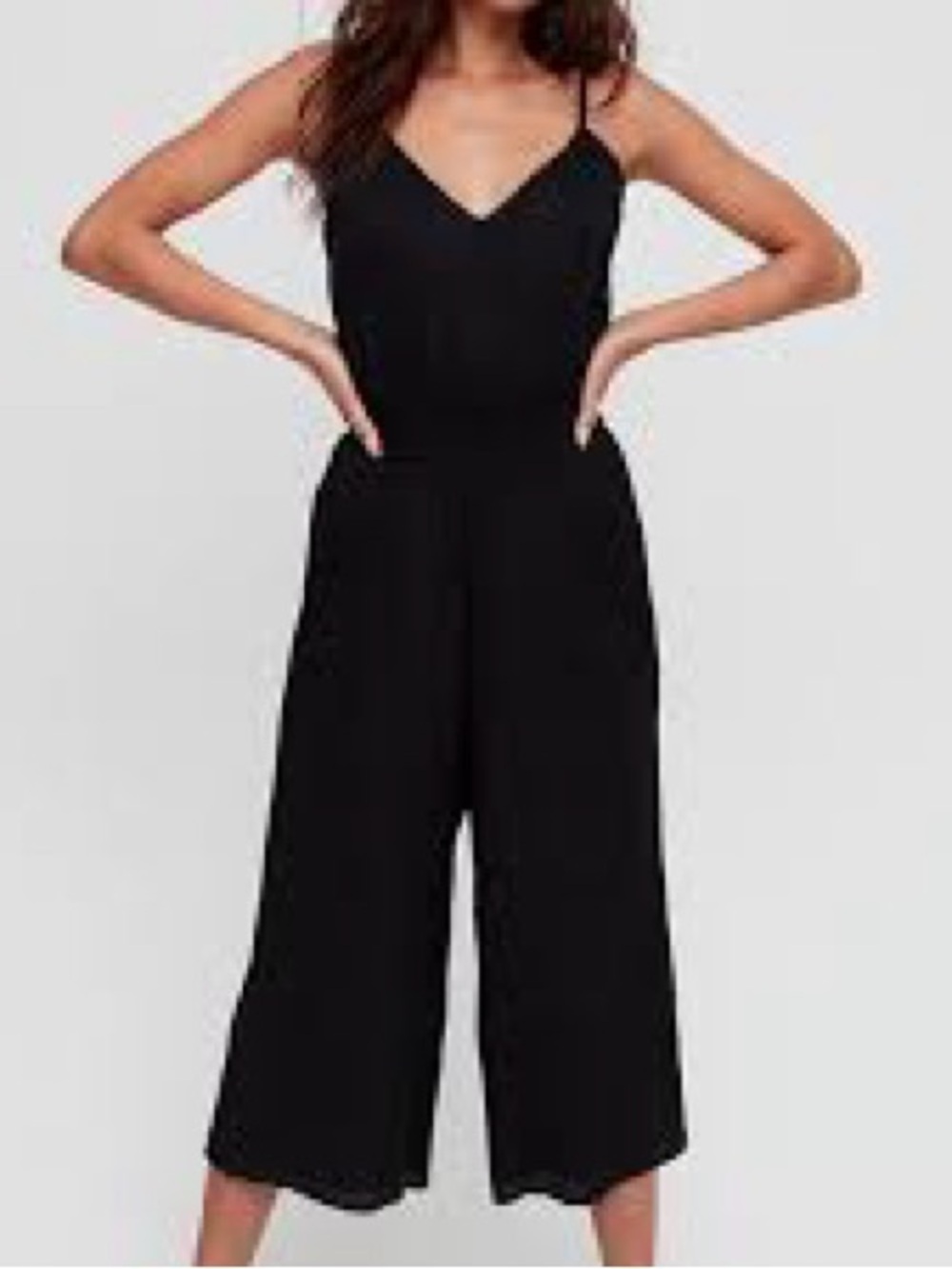 Wilfred Aritzia Wide Leg Spaghetti Strap Jumpsuit Sz XXS